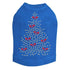Bows Christmas Tree Rhinestone Dog Tank