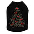 Bows Christmas Tree Rhinestone Dog Tank
