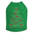 Bows Christmas Tree Rhinestone Dog Tank