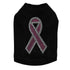 Breast Cancer Ribbon Rhinestone Dog Tank