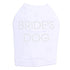 Brides Dog Rhinestone Dog Tank