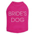 Brides Dog Rhinestone Dog Tank