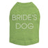 Brides Dog Rhinestone Dog Tank