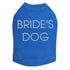 Brides Dog Rhinestone Dog Tank