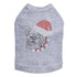 Bulldog Santa Rhinestone Dog Tank