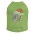 Bulldog Santa Rhinestone Dog Tank