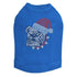 Bulldog Santa Rhinestone Dog Tank