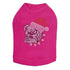 Bulldog Santa Rhinestone Dog Tank