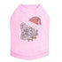 Bulldog Santa Rhinestone Dog Tank