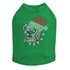 Bulldog Santa Rhinestone Dog Tank