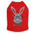 Bunny With Glasses Rhinestone Dog Tank