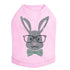 Bunny With Glasses Rhinestone Dog Tank