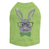 Bunny With Glasses Rhinestone Dog Tank