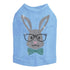 Bunny With Glasses Rhinestone Dog Tank