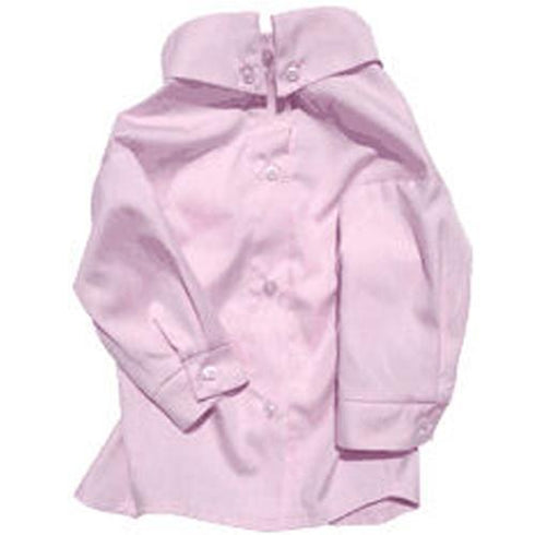 Button Down Pink Dog Dress Shirt Small