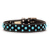 Cabochon Dog Collar Black