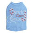 Candy Cane Cutie Rhinestone Dog Tank