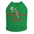 Candy Cane Princess Rhinestone Dog Tank
