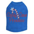 Candy Cane Princess Rhinestone Dog Tank