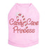 Candy Cane Princess Rhinestone Dog Tank