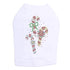 Candy Canes Rhinestone Dog Tank