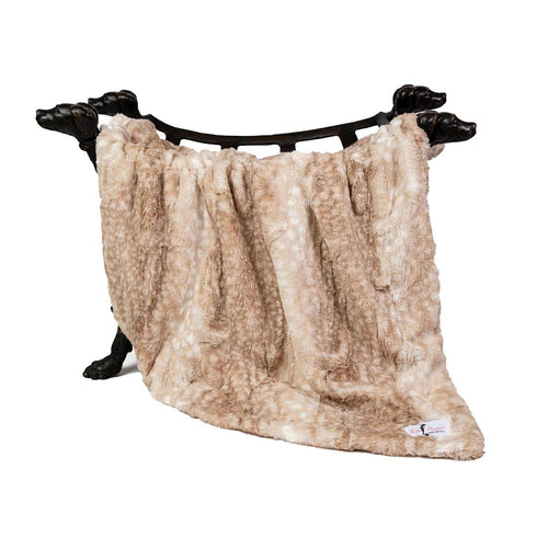 Cashmere Dog Blanket Gold Fawn