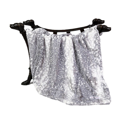 Cashmere Dog Blanket Silver Fawn