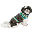 Charcoal Fairisle Wool Dog Sweater