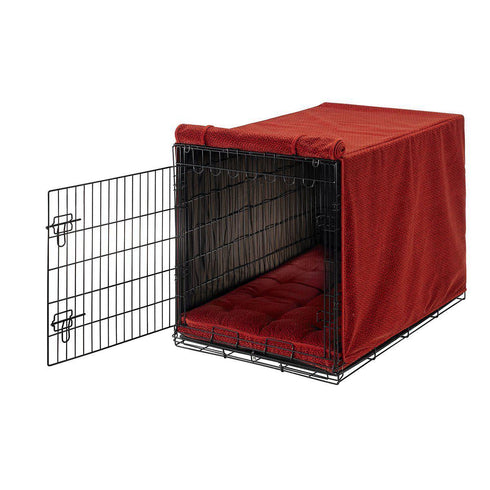 Cherry Bones Microvelvet Dog Crate Cover