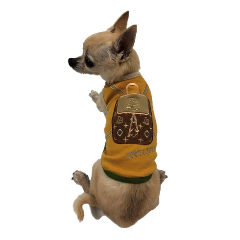 Chewy Vuiton Backpack Bronze Dog Tank