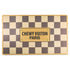 Chewy Vuiton Checker Dog Placemat
