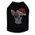 Chihuahua Santa Rhinestone Dog Tank