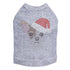 Chihuahua Santa Rhinestone Dog Tank