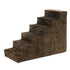 Chocolate Bones Microvelvet Dog Steps