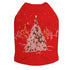 Christmas Tree In The City Rhinestone Dog Tank