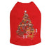 Christmas Tree Teddy Bear Rhinestone Dog Tank
