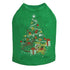 Christmas Tree Teddy Bear Rhinestone Dog Tank