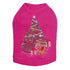 Christmas Tree Teddy Bear Rhinestone Dog Tank