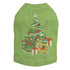 Christmas Tree Teddy Bear Rhinestone Dog Tank