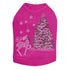 Christmas Tree With Reindeer Rhinestone Dog Tank