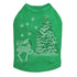 Christmas Tree With Reindeer Rhinestone Dog Tank