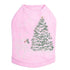 Christmas Tree With Reindeer Rhinestone Dog Tank