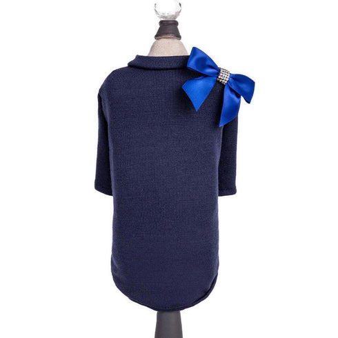 Cocktail Hour Dog Tee Navy