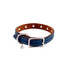 Colima Classic Combo Studded Leather Dog Collar