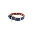 Colima Classic Combo Studded Leather Dog Collar