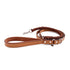 Colima Classic Leather And Macrame Dog Leash Hazelnut