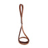 Colima Classic Leather And Macrame Dog Leash Hazelnut