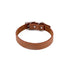 Colima Classic Leather Dog Collar Hazelnut