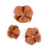Colima Classic Leather Dog Flowerette Slider Hazelnut