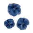 Colima Classic Rhinestone Leather Dog Flowerette Slider Orion Blue